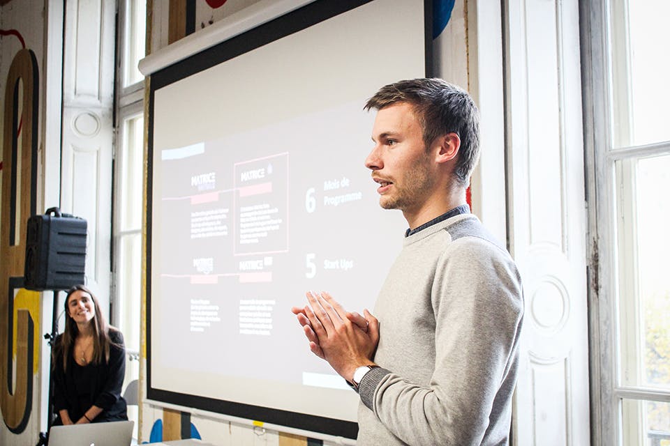 Thibaut de la startup Tulip raconte son expérience Matrice Cube