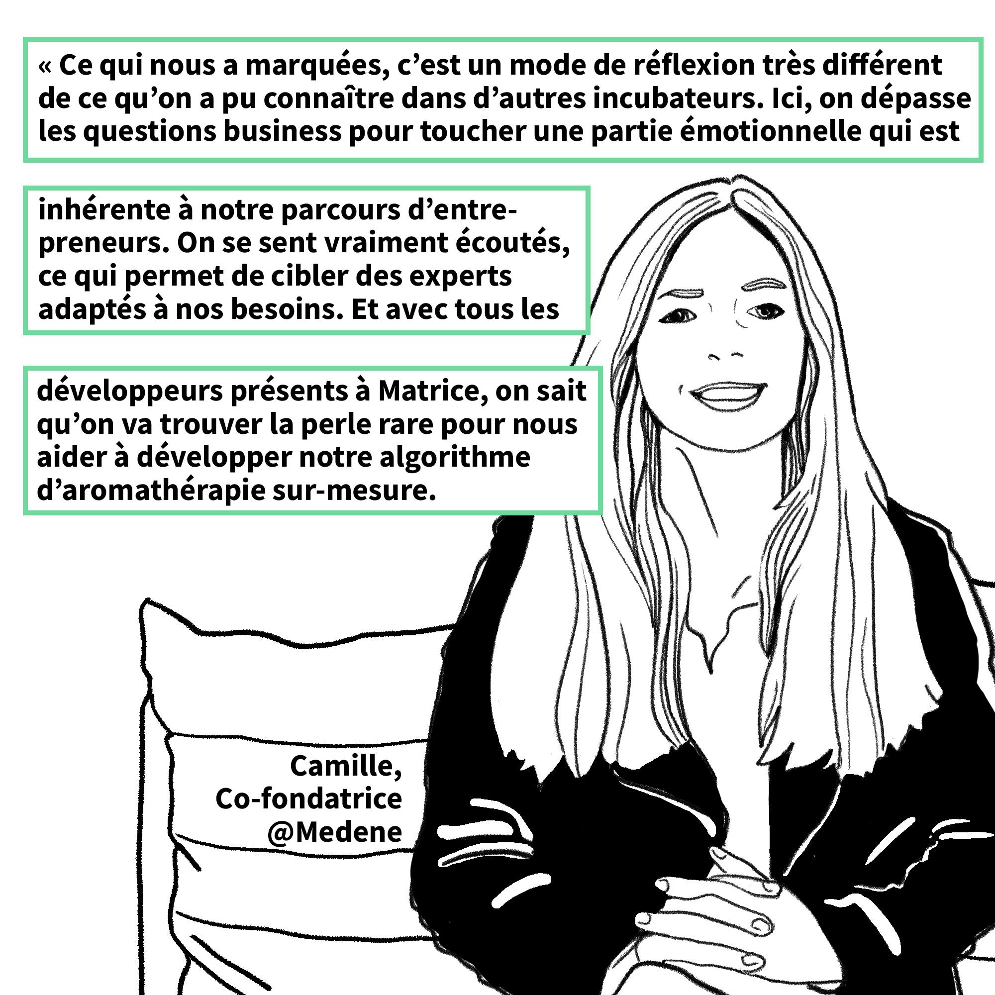 Camille Pereira de la startup Medene