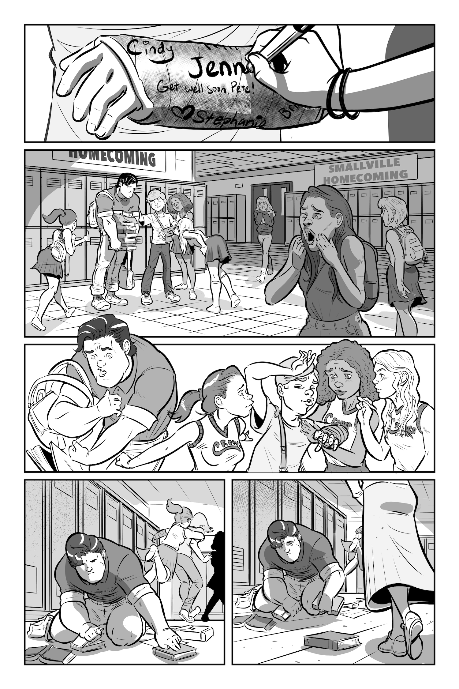 Smallville Comic Superman Young Clark Kent Ben Matsuya