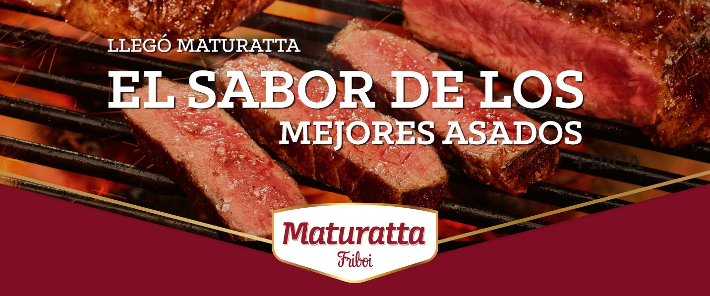 llegó maturatta el sabor de los mejores asados