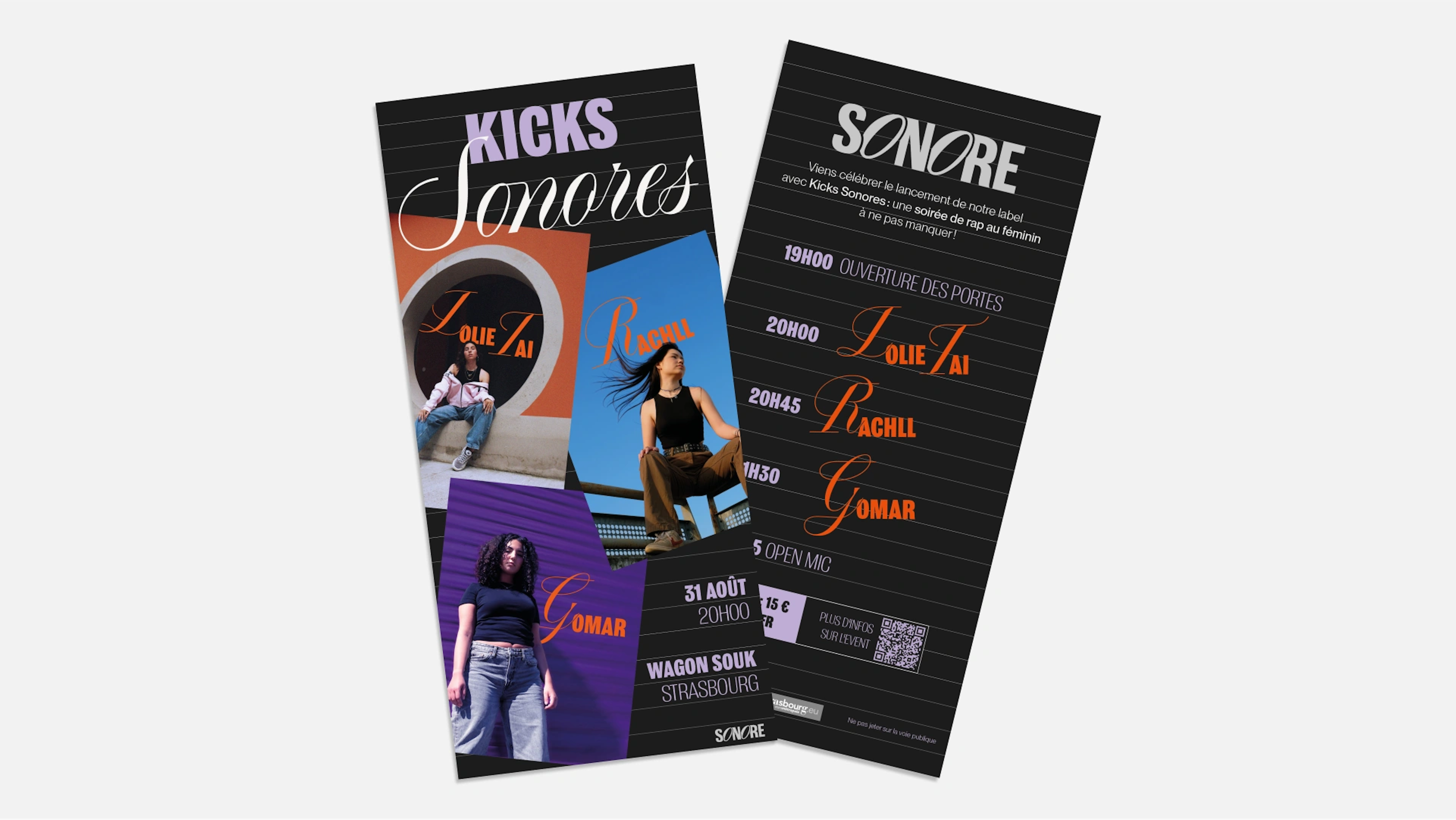 Mockup flyers Sonore