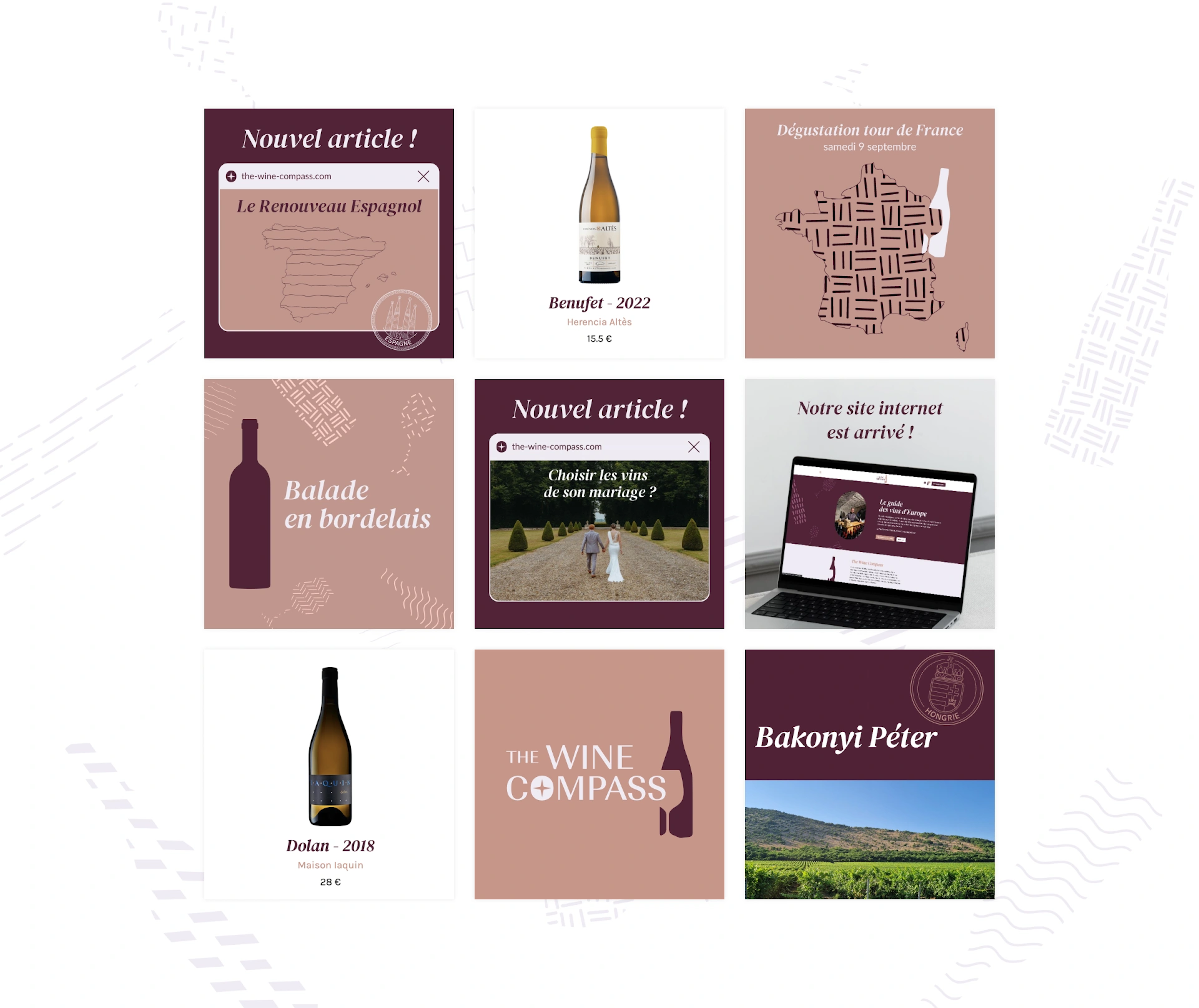 Social media The Wine Compass