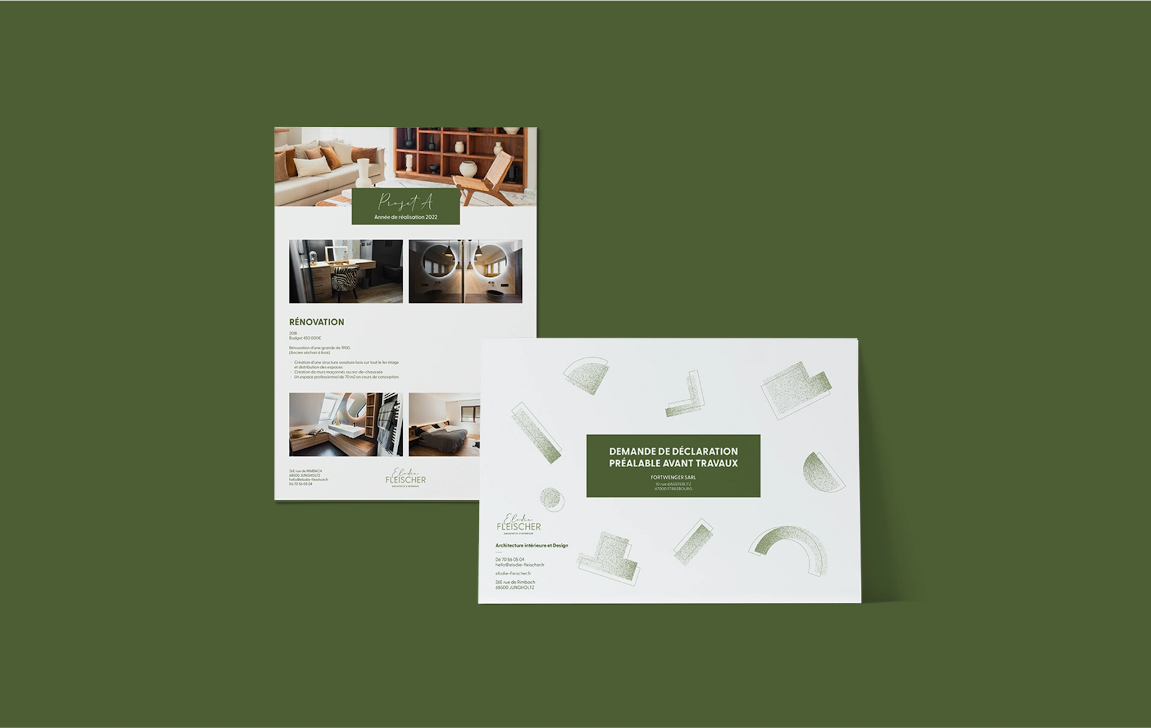 Mockup documents Elodie Fleischer