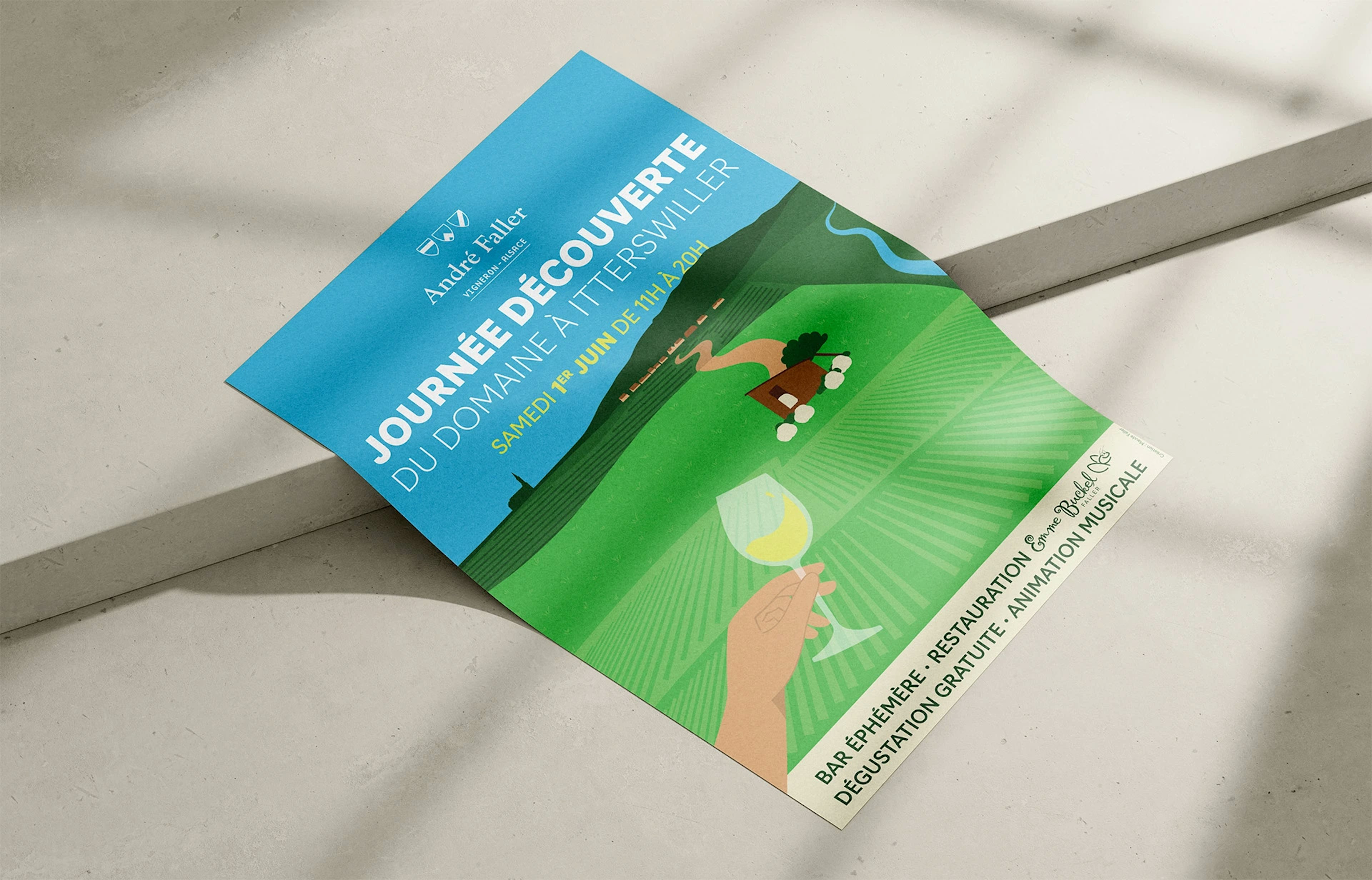Affiche 2024 Domaine André Faller