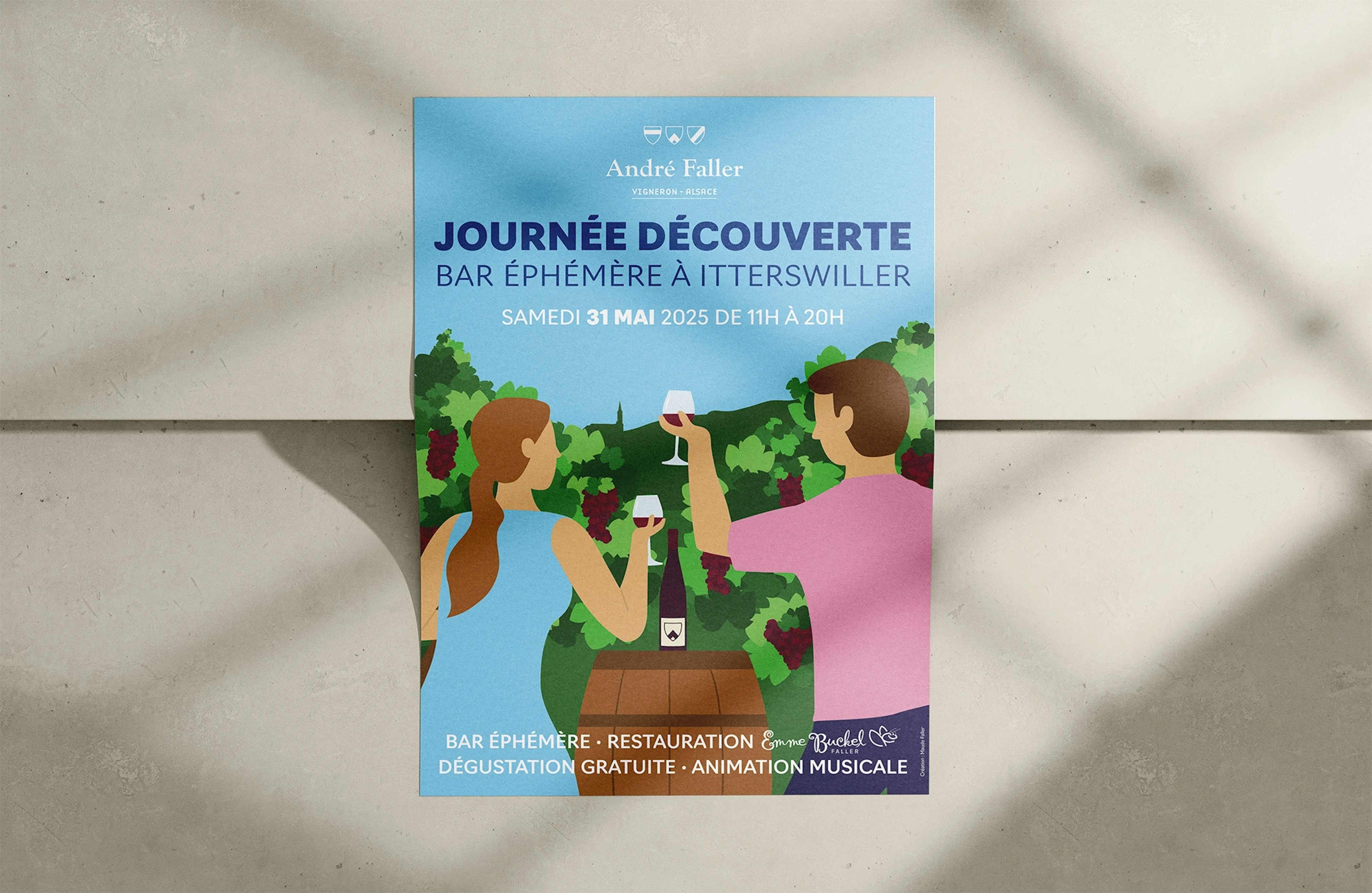 Affiche 2025 Domaine André Faller