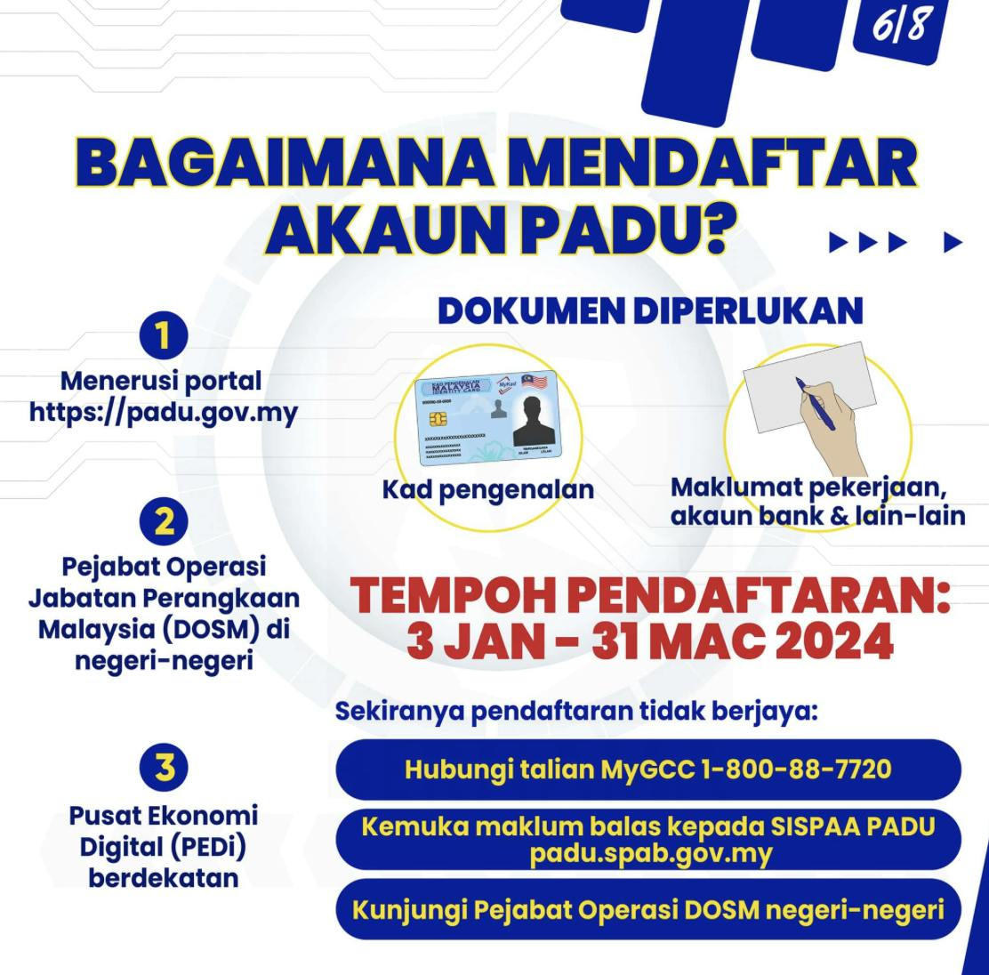 bagaimana daftar padu