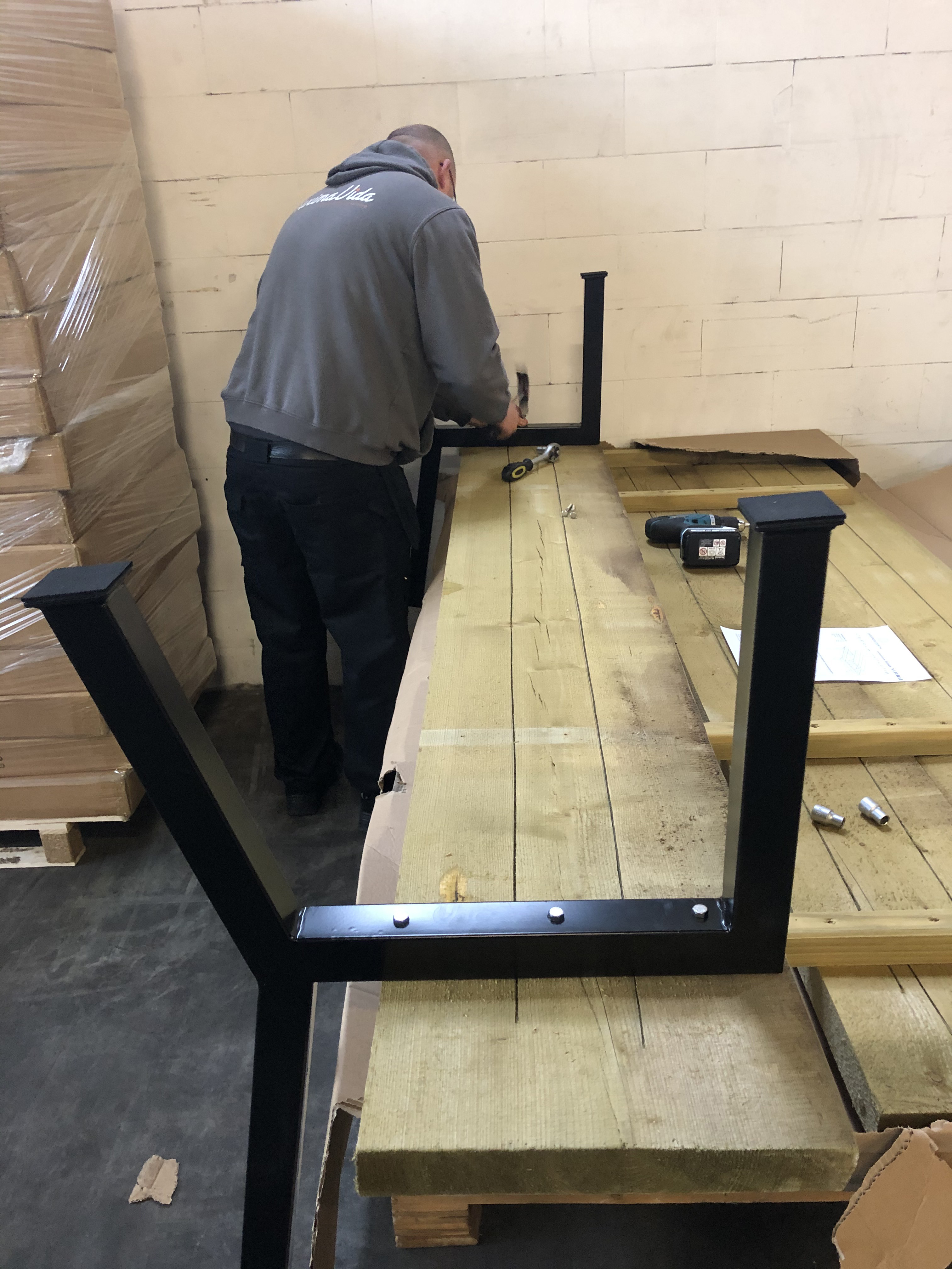 MaximaVida zelf je tuinbank maken onderkant