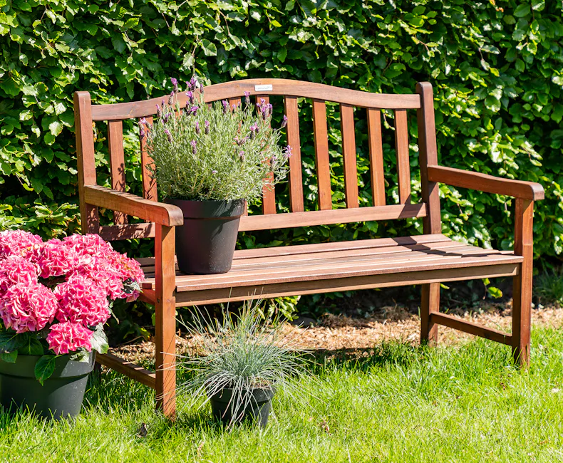 Gartenbank aus Mahagoniholz Rainbow im Sonderangebot