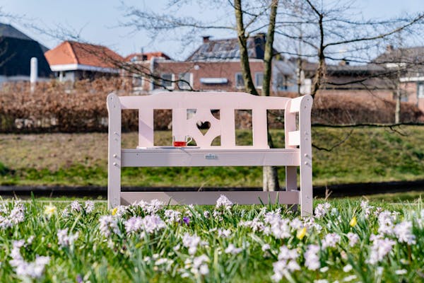 Wooden garden bench Amelie