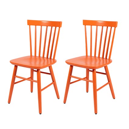 Orangefarbener Maxime-Stuhl