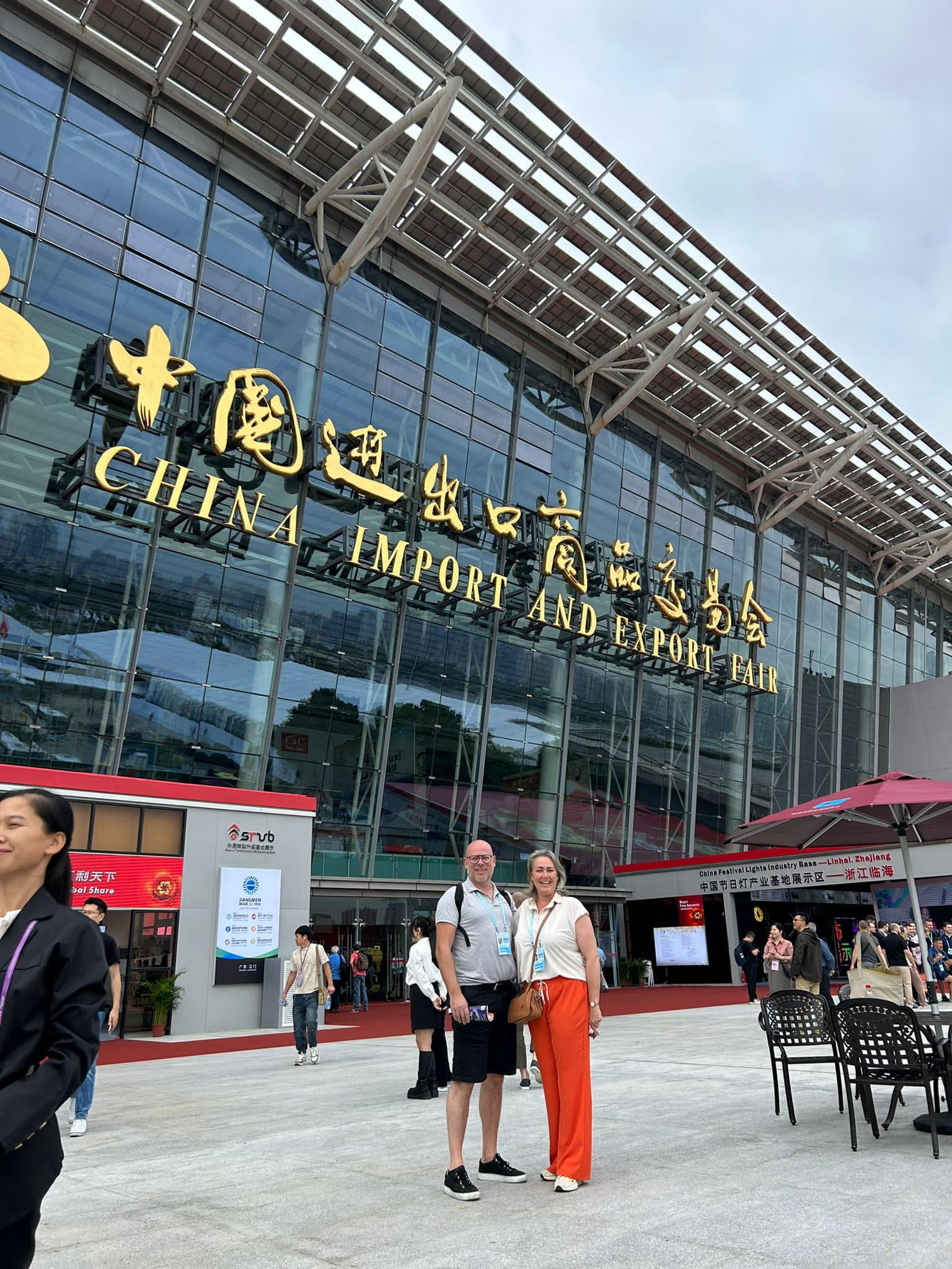 Jeroen en Suzanne op de Canton fair