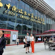 Jeroen and Suzanne on the Canton fair