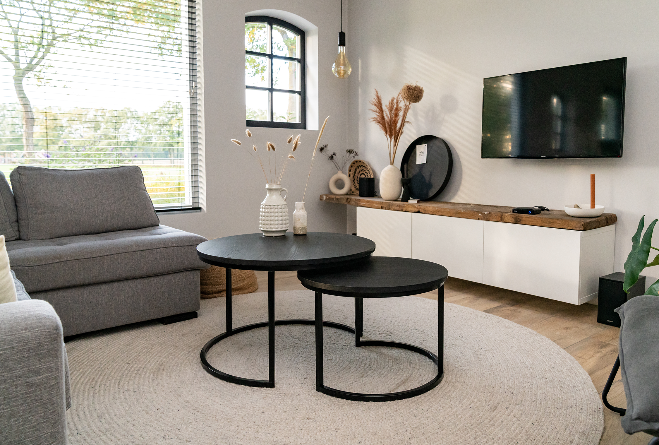 ronde salontafel set Chicago XL woonkamer