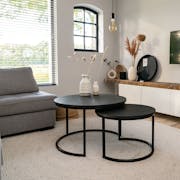 ronde salontafel set Chicago XL woonkamer