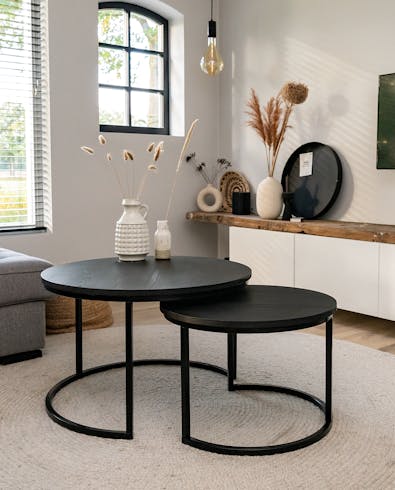ronde salontafel set Chicago XL woonkamer