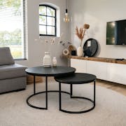 ronde salontafel set Chicago XL woonkamer