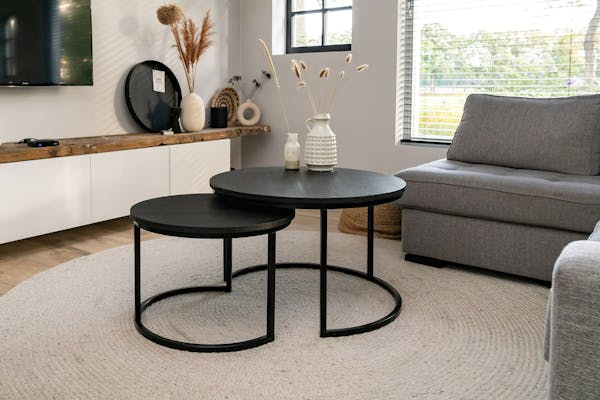 Satz Tischplatten für runden Couchtischsatz Chicago