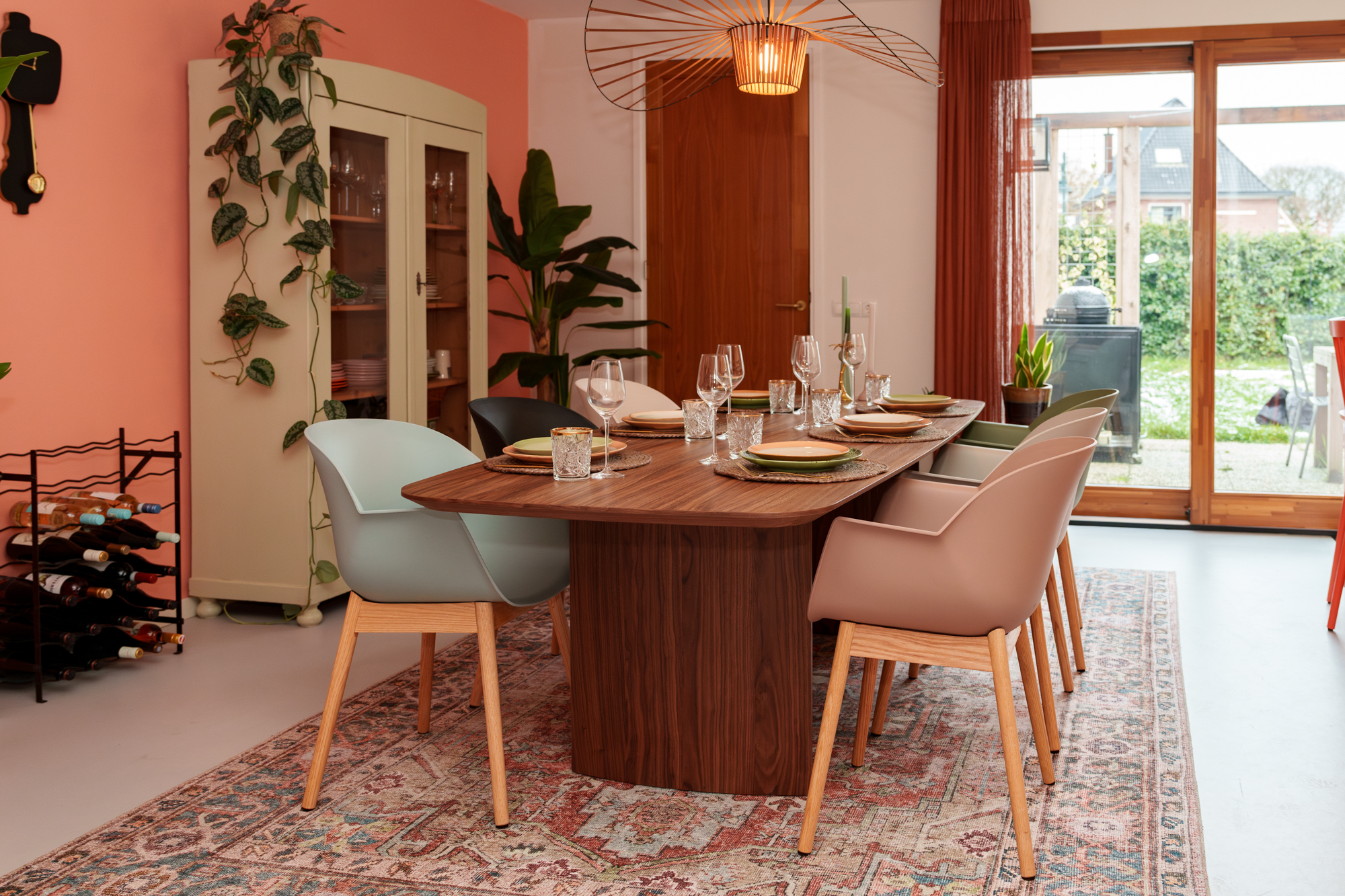 Cuyp eetkamerstoel met eiken poten