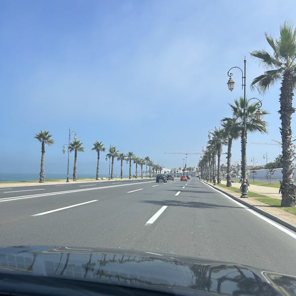 Highway from Rabat to Casablanca