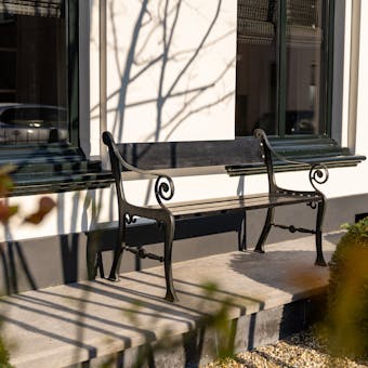 Gietijzeren Prinsengracht bank