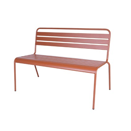 MaximaVida Metall-Gartenbank Max rostbraun