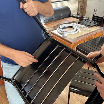 Bezoek China loungestoel Max sample