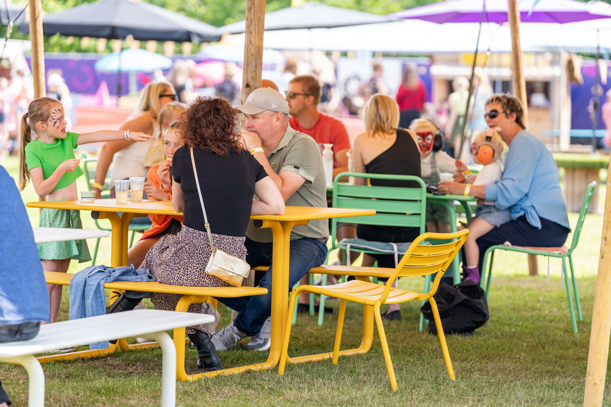 Maroon Max furniture at Over the Top festival