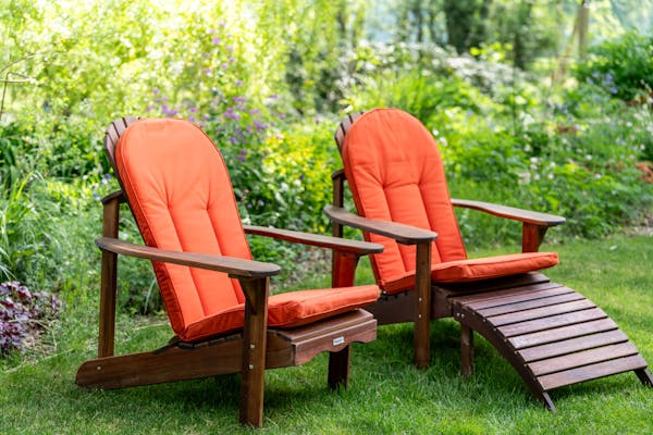Tuinstoelkussens Rocho op Toronto tuiinstoelen in theetuin