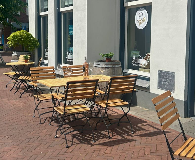 bistrosets Toscana in centrum Groenlo