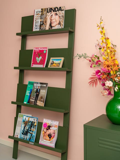 MaximaVida wandrek Jamie olijfgroen tijdschriftenrek