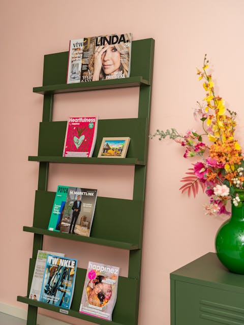 MaximaVida wandrek Jamie olijfgroen tijdschriftenrek