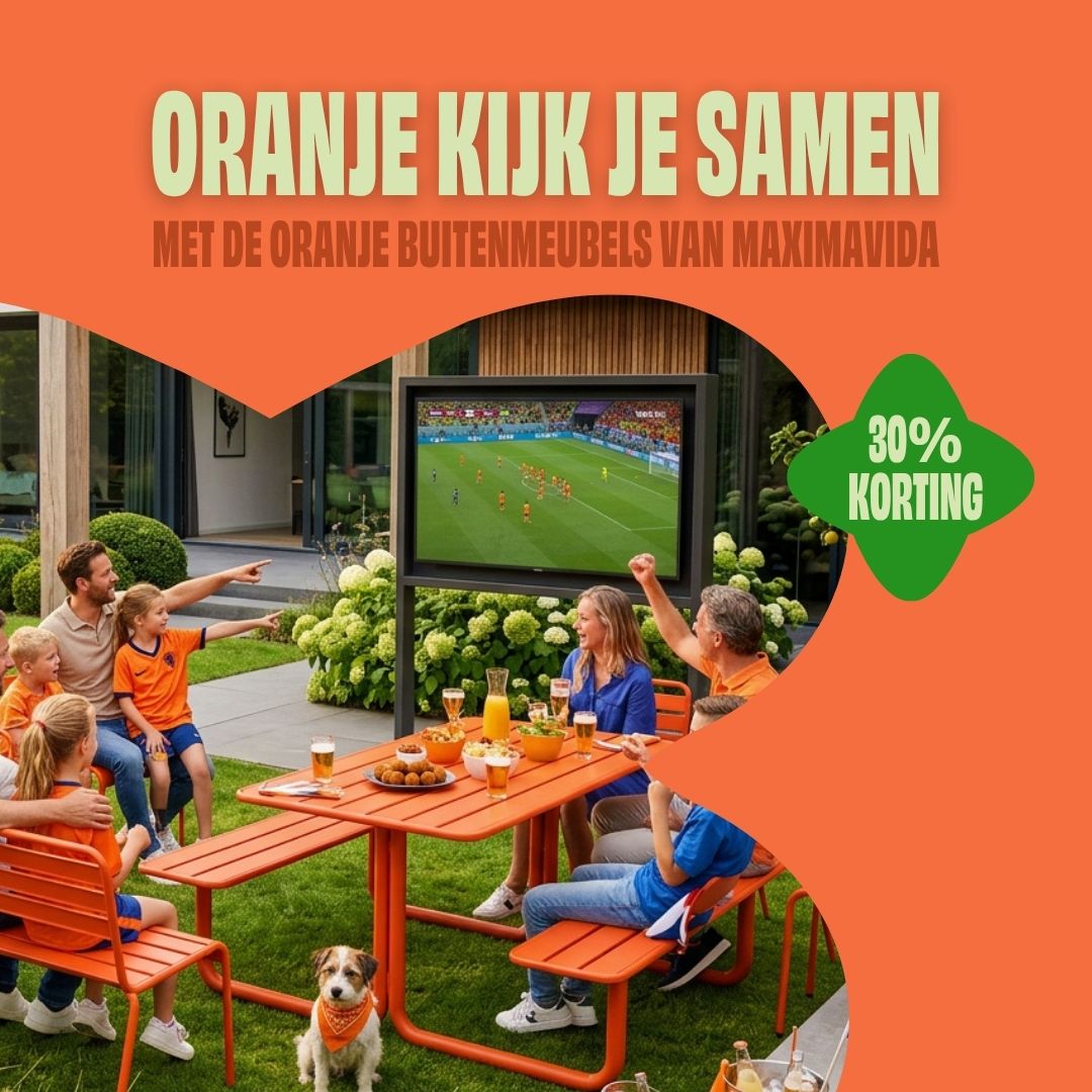 WK actie Oranje kijk je samen 30% korting