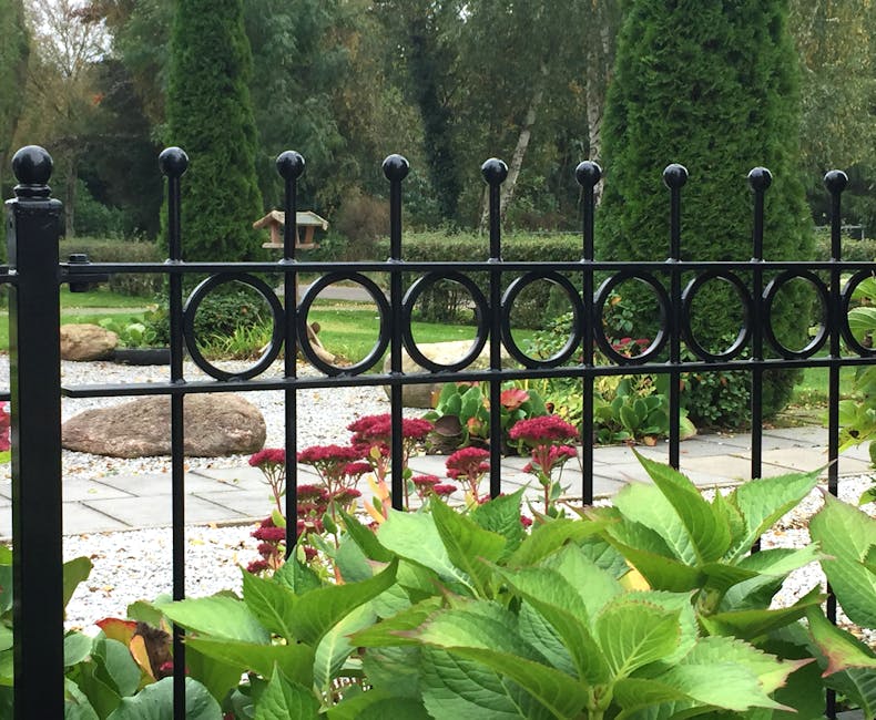 Metal garden fences MaximaVida