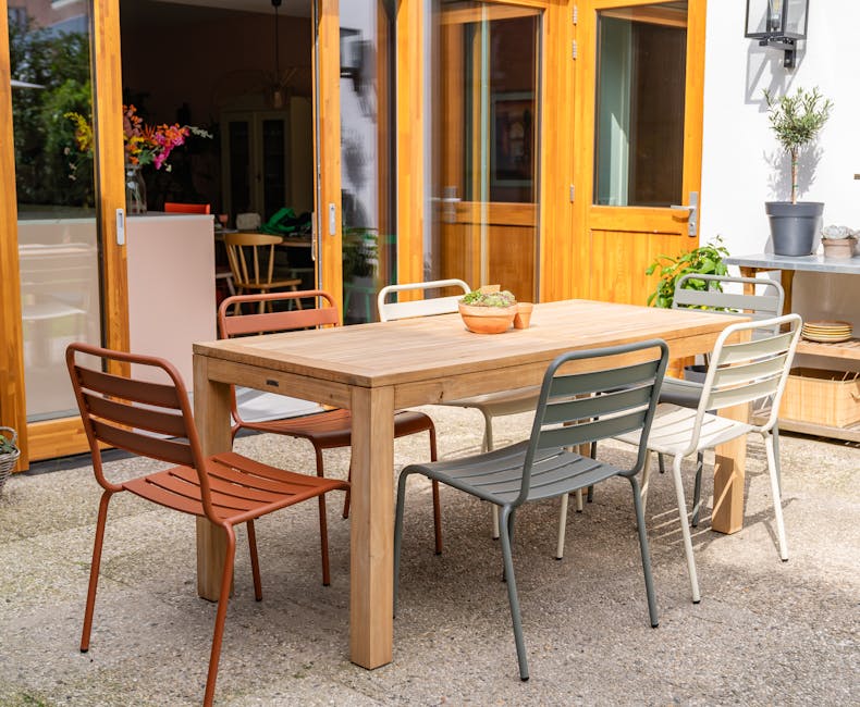 Gartenmöbelgarnitur Java mit Max-Stühlen