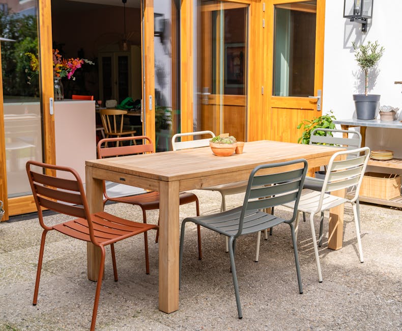 Tuinset Java met Max stoelen