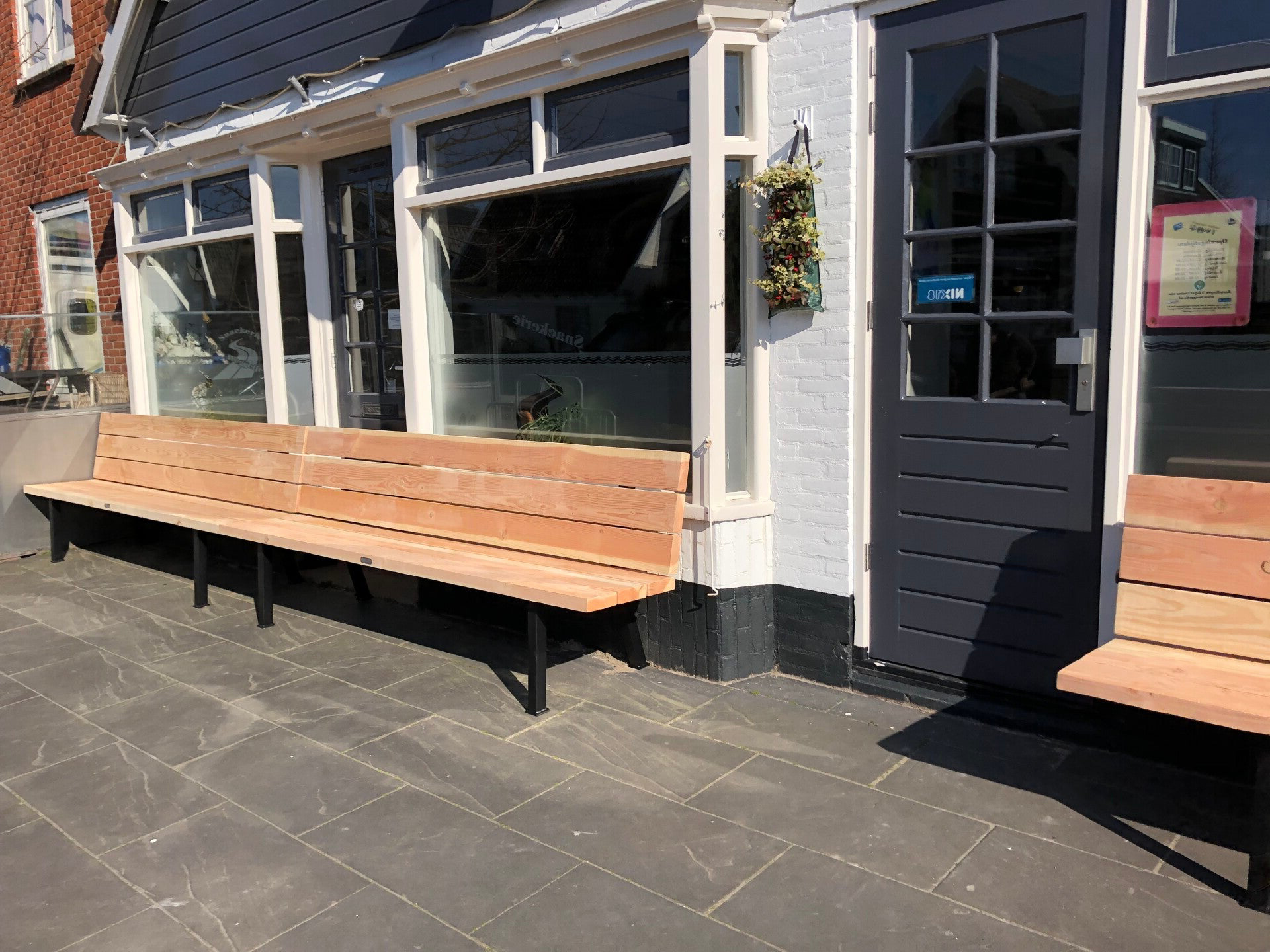 tuinbank met New York poten