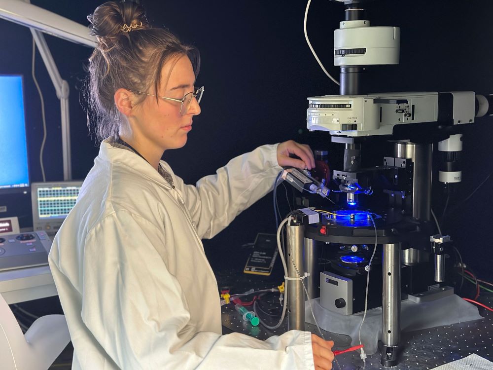 Doktorandin Maxine Sokolowski