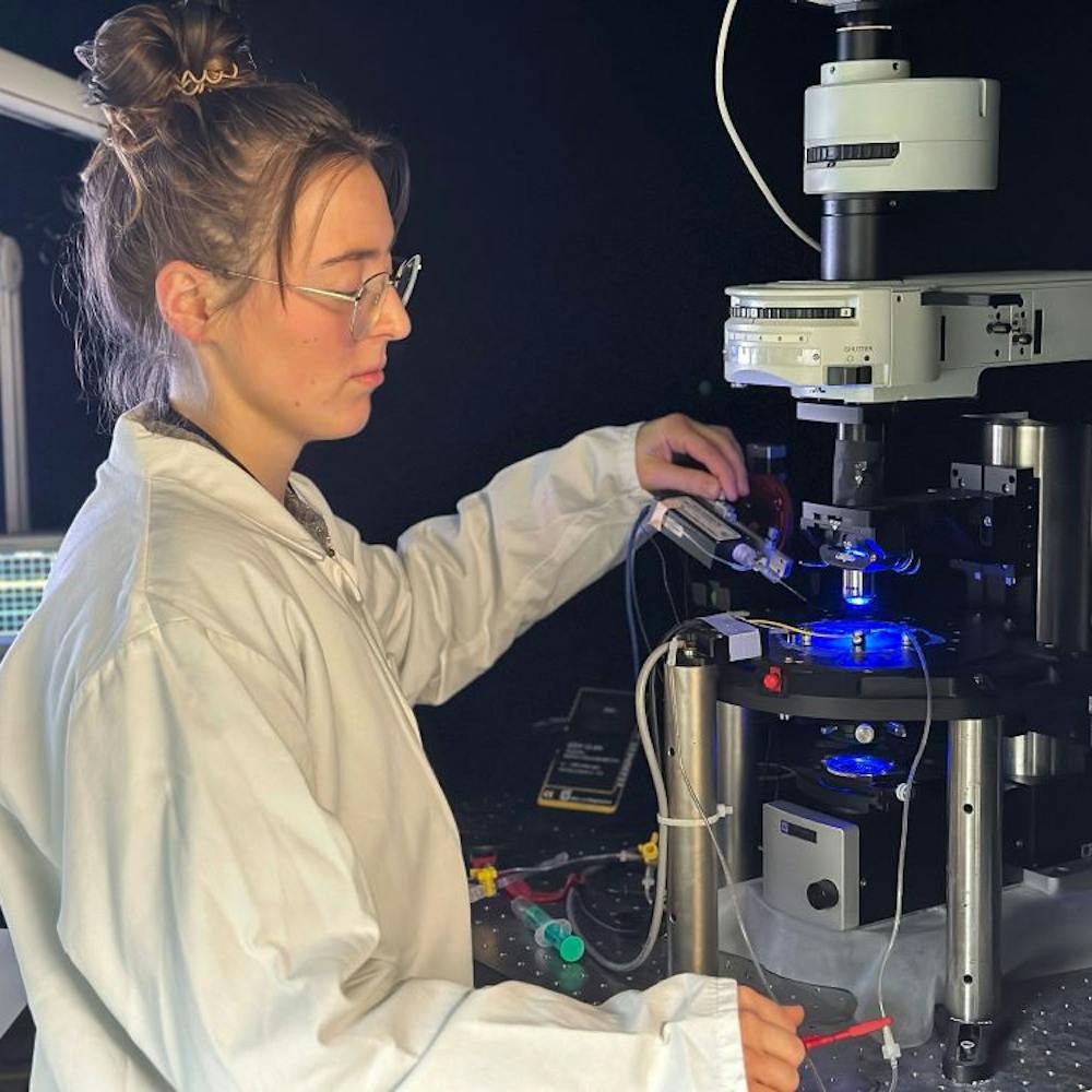 Doktorandin Maxine Sokolowski | ©MPI für Hirnforschung/I. Epstein Doktorandin Maxine Sokolowski