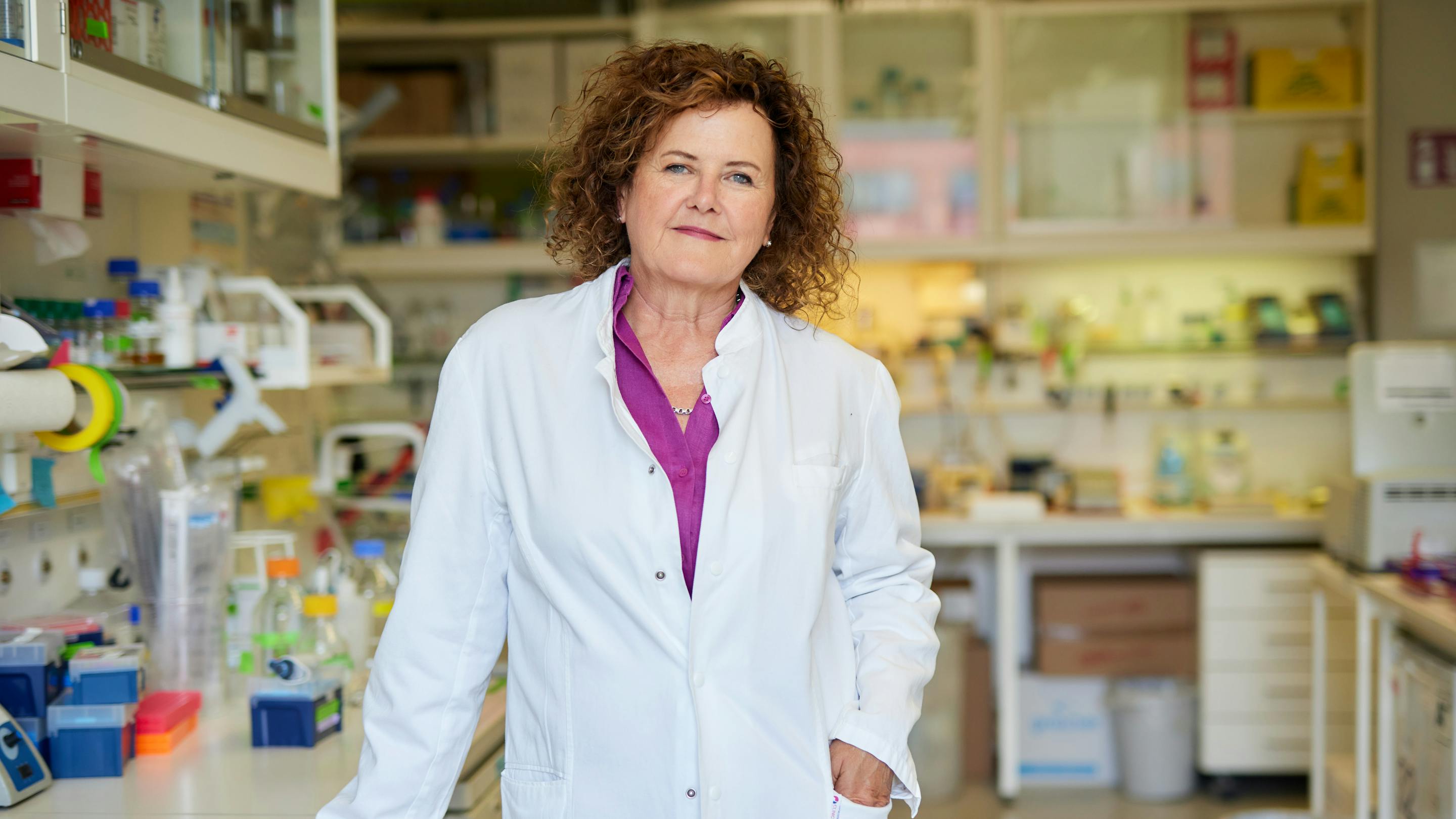 Die amerikanische Hirnforscherin Erin Schuman erhält den Körber-Preis 2024. | ©Körber-Stiftung/Marcus Gloger Die amerikanische Hirnforscherin Erin Schuman erhält den Körber-Preis 2024.