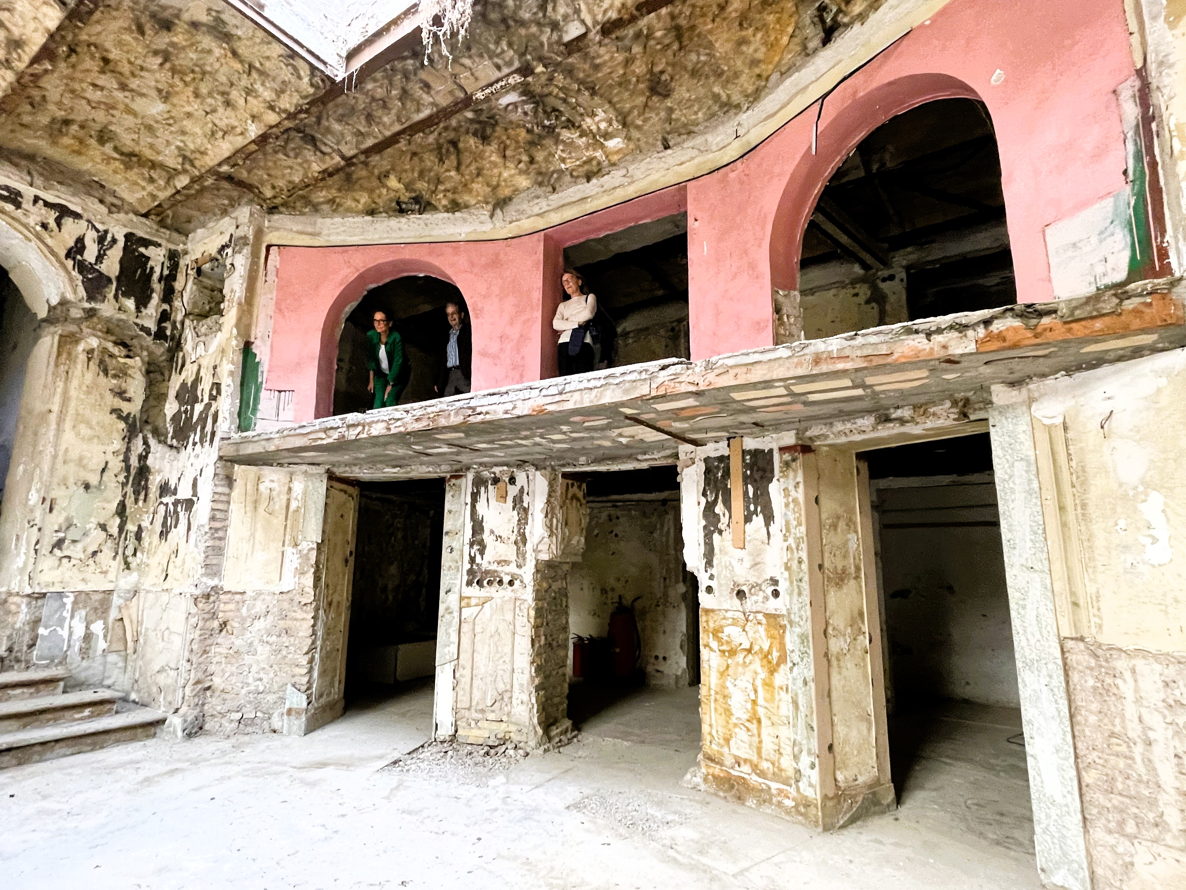 Historisches Saalgebäude in Rom, eine ehemalige Diskothek