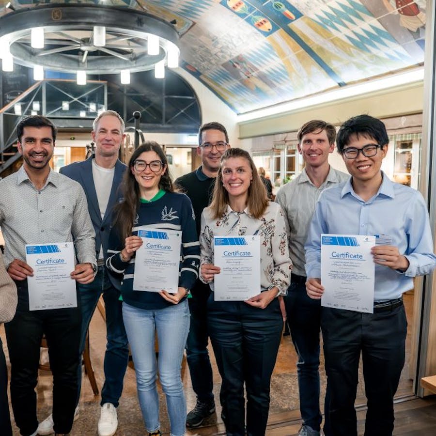 Preisträger beim Quantum Talents Symposium München | ©MCQST/Christoph Hohmann Preisträger beim Quantum Talents Symposium München