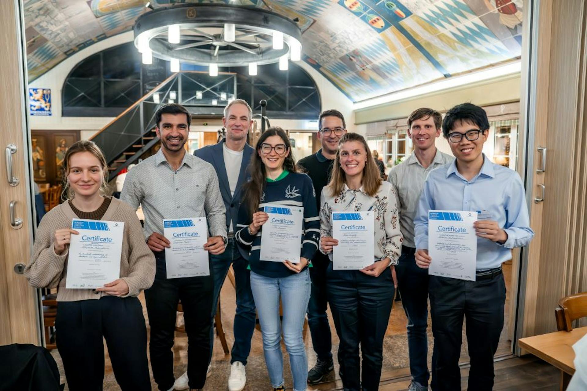 Preisträger beim Quantum Talents Symposium München | ©MCQST/Christoph Hohmann Preisträger beim Quantum Talents Symposium München