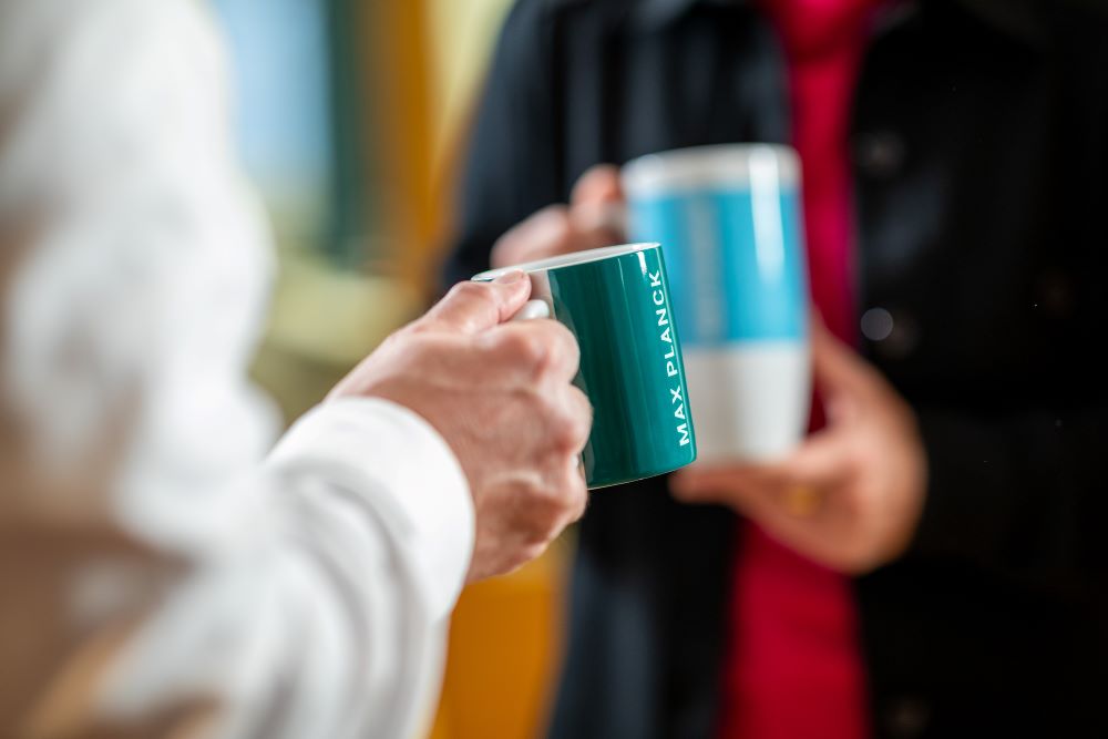 Kaffeepause in der MPF