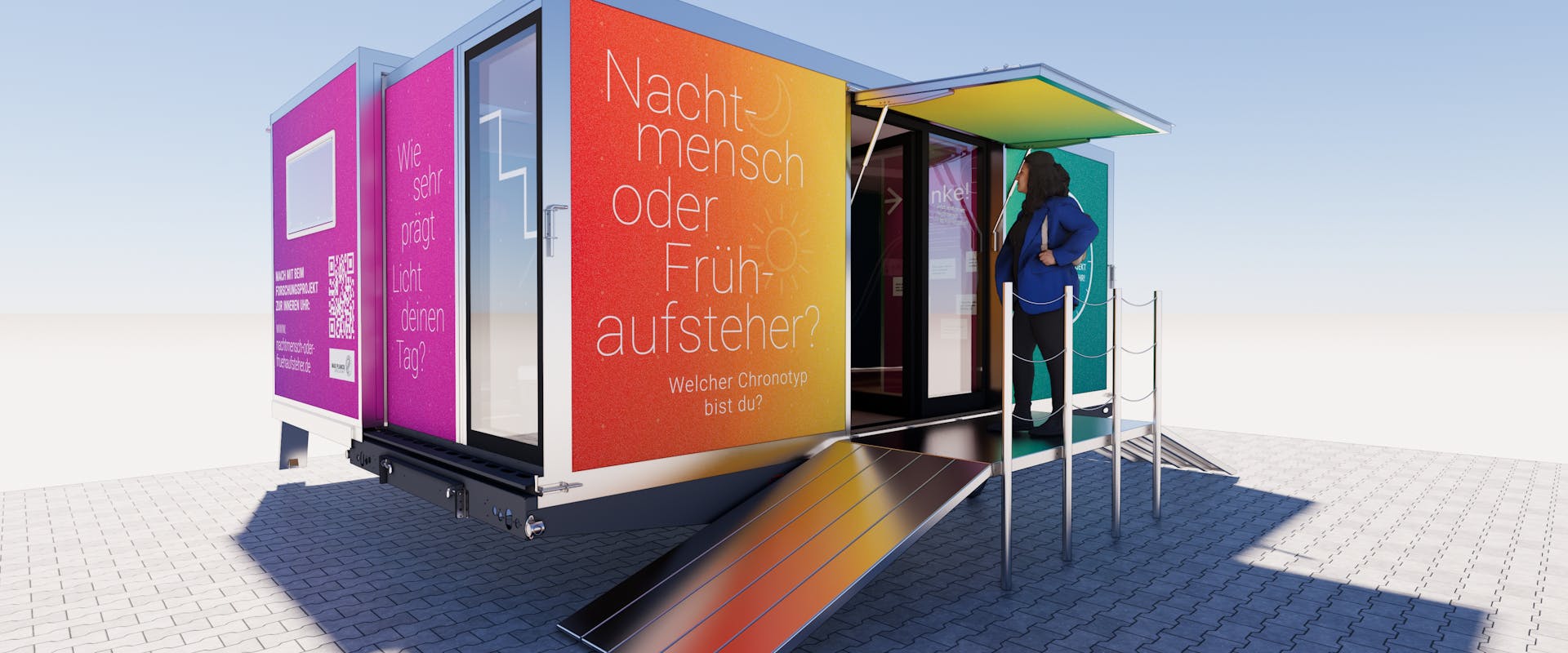 Visualisierung des mobilen Labors des Max-Planck-Instituts für biologische Kybernetik | ©Milla & Partner (Visualisierung) Visualisierung des mobilen Labors des Max-Planck-Instituts für biologische Kybernetik