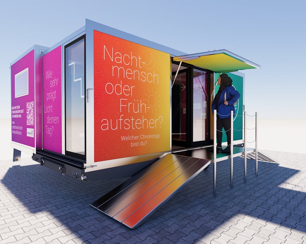 Visualisierung des mobilen Labors des Max-Planck-Instituts für biologische Kybernetik | ©Milla & Partner (Visualisierung) Visualisierung des mobilen Labors des Max-Planck-Instituts für biologische Kybernetik