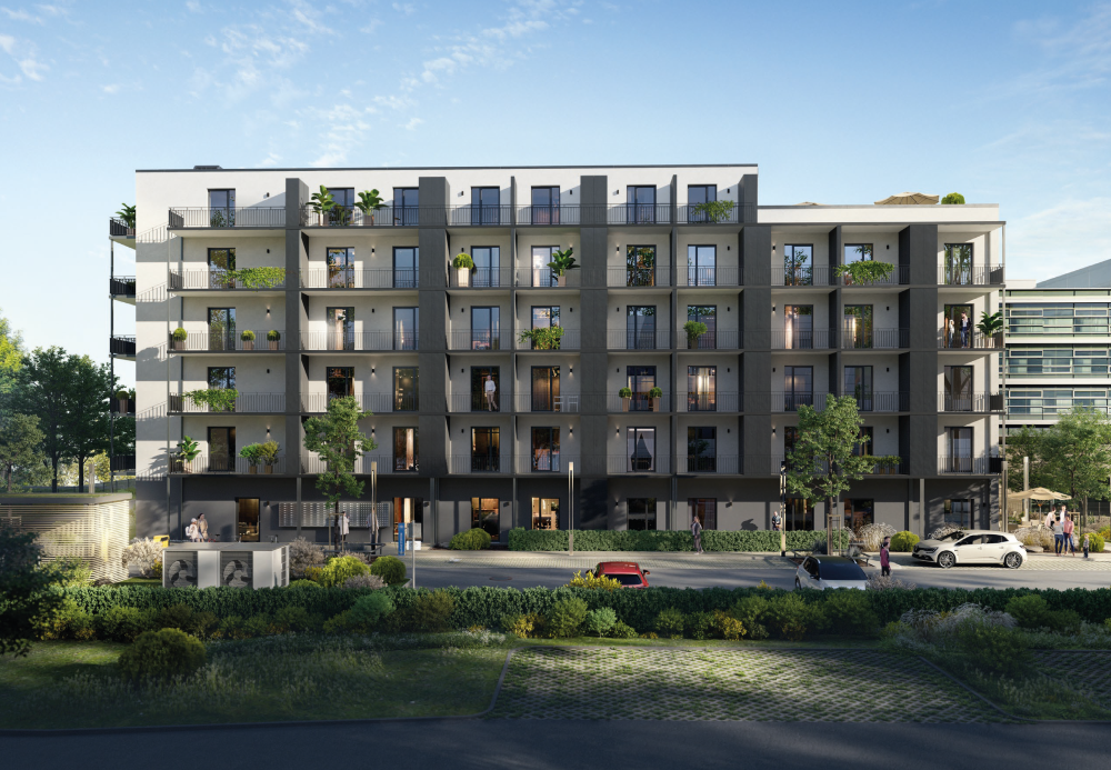 Visual des MPF-Wohnbauprojektes in Göttingen für MAX PLANCK