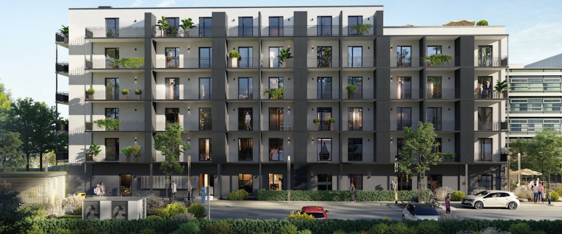 Visual des MPF-Wohnbauprojektes in Göttingen für MAX PLANCK | ©MPF/JM Clain Visual des MPF-Wohnbauprojektes in Göttingen für MAX PLANCK