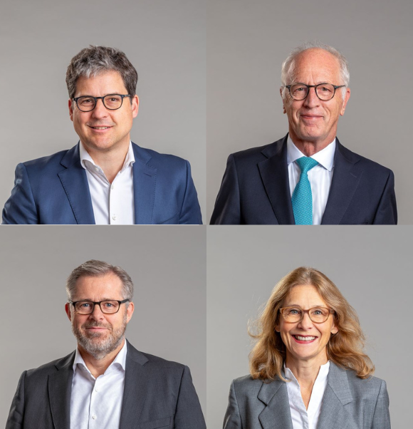 Der Vorstand der MPF: Dr. Christoph Philipp, Dr. Dietmar Scheiter, Dr. Horst Goss, Dr. Simone Schwanitz