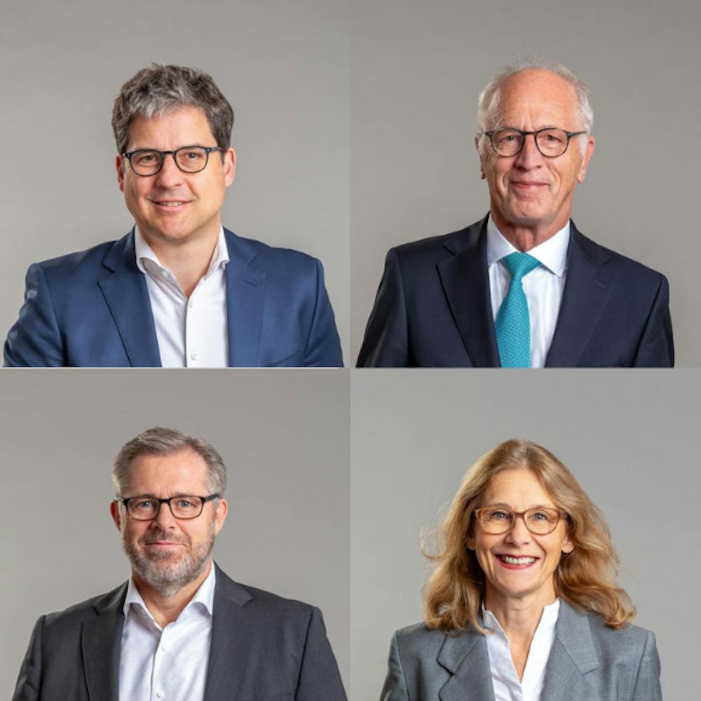 Der Vorstand der MPF: Dr. Christoph Philipp, Dr. Dietmar Scheiter, Dr. Horst Goss, Dr. Simone Schwanitz | ©MPF/Axel Griesch Der Vorstand der MPF: Dr. Christoph Philipp, Dr. Dietmar Scheiter, Dr. Horst Goss, Dr. Simone Schwanitz