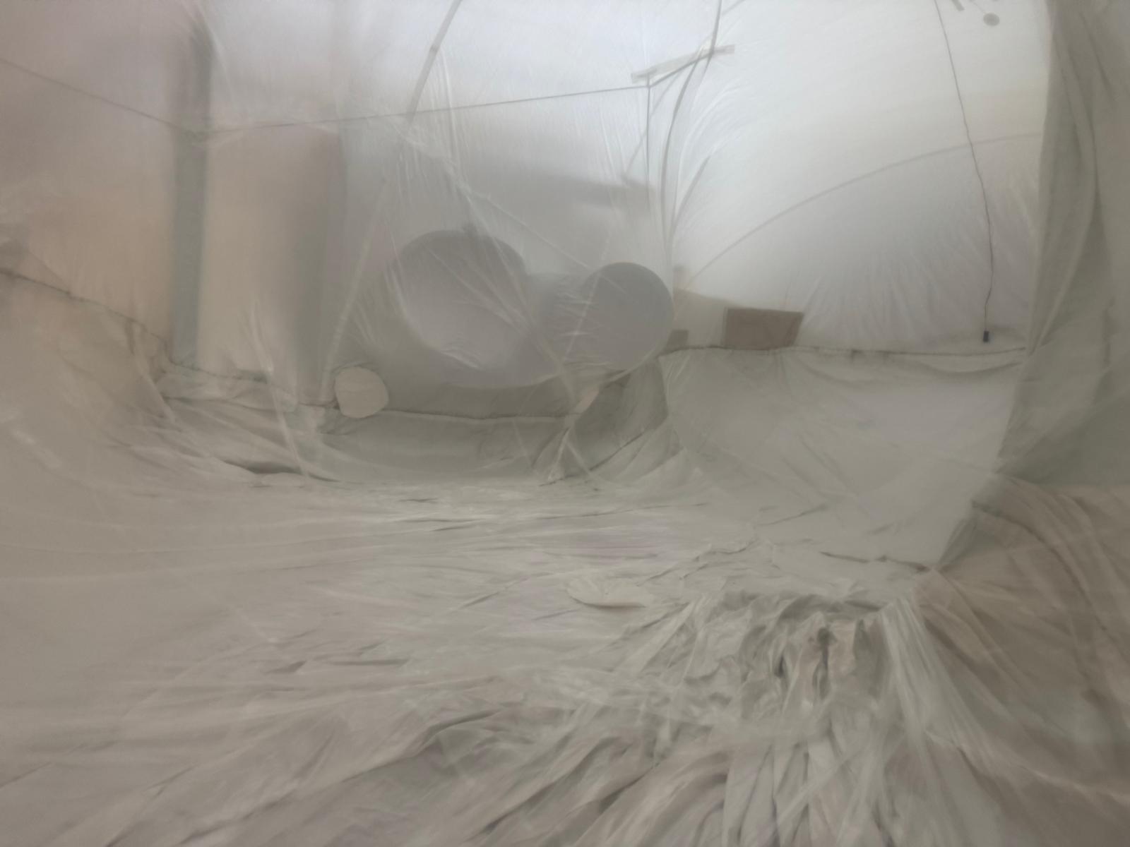 Das Innere des Fesselballons (CloudKite)